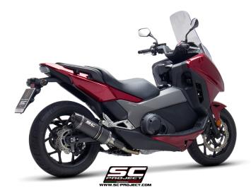 SC-Project Oval Carbon Slip-On Einddemper Met E-keur HONDA INTEGRA 750 2014 - 2015