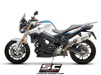 SC-Project Oval Titanium Slip-On Einddemper Euro4 Gekeurd BMW F 800 R 2017 - 2020