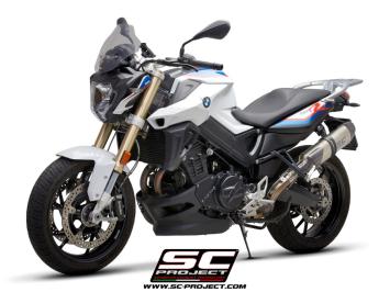 SC-Project Oval Titanium Slip-On Einddemper Euro4 Gekeurd BMW F 800 R 2017 - 2020