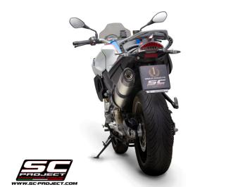 SC-Project Oval Titanium Slip-On Einddemper Euro4 Gekeurd BMW F 800 R 2017 - 2020