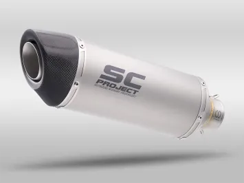 SC-Project Oval Titanium Slip-On Einddemper Met E-keur HONDA CROSSRUNNER 800 2010 - 2014