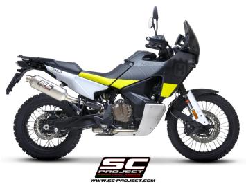 SC-Project Rally Raid Titanium Slip-On Einddemper Euro5 Gekeurd HUSQVARNA NORDEN 901 2022 - 2023