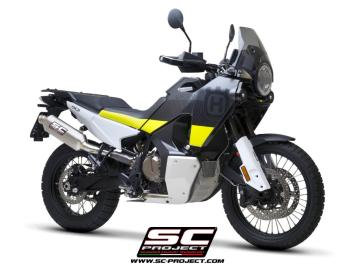SC-Project Rally Raid Titanium Slip-On Einddemper Euro5 Gekeurd HUSQVARNA NORDEN 901 2022 - 2023