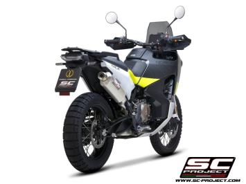 SC-Project Rally Raid Titanium Slip-On Einddemper Euro5 Gekeurd HUSQVARNA NORDEN 901 2022 - 2023