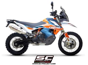 SC-Project Rally Raid Titanium Slip-On Einddemper Euro4 Gekeurd KTM 790 ADVENTURE 2019 - 2020