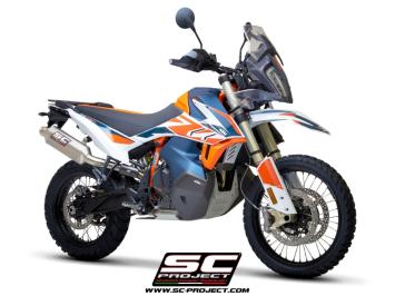 SC-Project Rally Raid Titanium Slip-On Einddemper Euro4 Gekeurd KTM 790 ADVENTURE 2019 - 2020