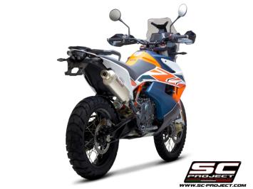 SC-Project Rally Raid Titanium Slip-On Einddemper Euro4 Gekeurd KTM 790 ADVENTURE 2019 - 2020