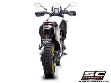SC-Project Rally Raid Titanium High Mount Slip-On Einddemper Euro5+ Gekeurd YAMAHA TENERE 700 2025