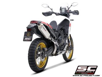SC-Project Rally Raid Titanium High Mount Slip-On Einddemper Euro5+ Gekeurd YAMAHA TENERE 700 2025