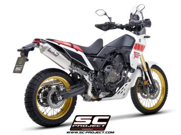 SC-Project Rally Raid Titanium High Mount Slip-On Einddemper Euro5+ Gekeurd YAMAHA TENERE 700 2025