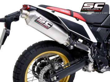 SC-Project Rally Raid Titanium High Mount Slip-On Einddemper Euro5+ Gekeurd YAMAHA TENERE 700 2025