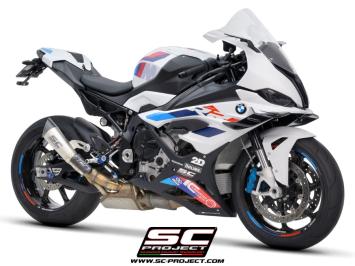 SC-Project S1 Titanium Slip-On Einddemper Euro5 Gekeurd BMW S 1000 RR 2023 - 2024