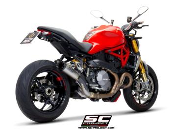 SC-Project S1 Titanium Slip-On Einddemper Zonder E-keur DUCATI MONSTER 1200 / S / R 2017 - 2021