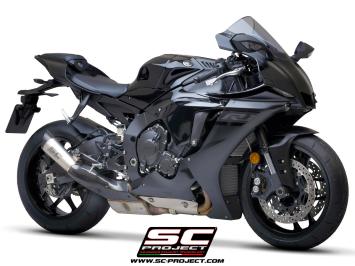 SC-Project S1 Titanium Slip-On Einddemper Euro4 Gekeurd YAMAHA YZF R1 / R1M 2017 - 2019