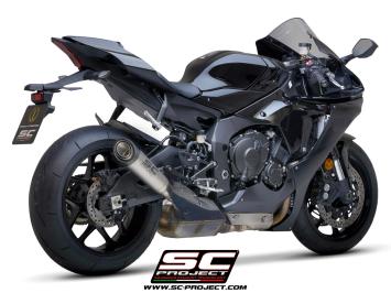 SC-Project S1 Titanium Slip-On Einddemper Euro4 Gekeurd YAMAHA YZF R1 / R1M 2017 - 2019