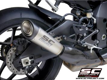 SC-Project S1 Titanium Slip-On Einddemper Euro4 Gekeurd YAMAHA YZF R1 / R1M 2017 - 2019