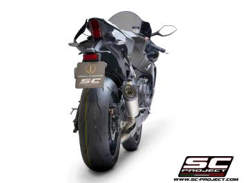 SC-Project S1 Titanium Slip-On Einddemper Euro4 Gekeurd YAMAHA YZF R1 / R1M 2017 - 2019