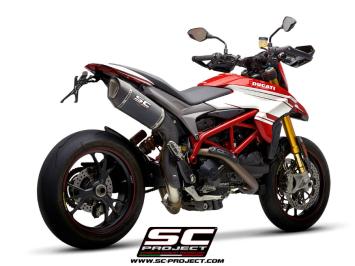 SC-Project SC1-R Carbon High Mount Slip-On Einddemper Euro4 Gekeurd DUCATI HYPERMOTARD 939 / SP 2016 - 2018