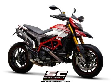SC-Project SC1-R Carbon High Mount Slip-On Einddemper Euro4 Gekeurd DUCATI HYPERMOTARD 939 / SP 2016 - 2018