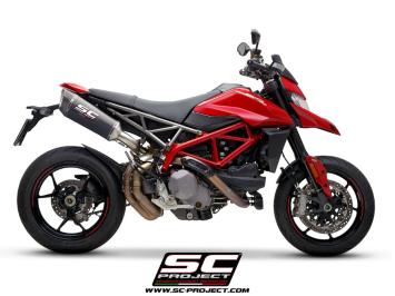 SC-Project SC1-R Carbon Slip-On Einddemper Euro5 Gekeurd DUCATI HYPERMOTARD 950 / RVE / SP 2021 - 2024