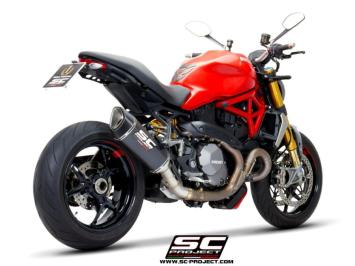 SC-Project SC1-R Carbon Slip-On Einddemper Euro4 Gekeurd DUCATI MONSTER 1200 / S / R 2017 - 2021