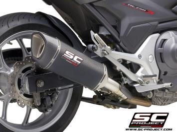 SC-Project SC1-R Carbon Slip-On Einddemper Euro4 Gekeurd HONDA NC 750 / S / X 2016 - 2020