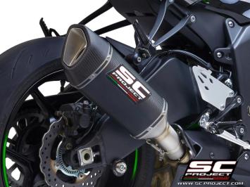 SC-Project SC1-R Carbon Slip-On Einddemper Euro4 Gekeurd KAWASAKI NINJA ZX-6R 636 2019 - 2021