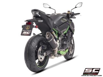 SC Project SC1-R Carbon Slip-On Einddemper Euro5 Gekeurd KAWASAKI Z 900 2020 - 2024