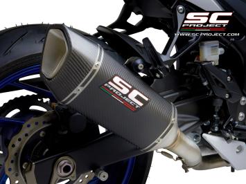 SC-Project SC1-R Carbon Slip-On Einddemper Euro4 Gekeurd SUZUKI GSX-S 750 2017 - 2020