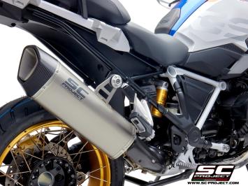 SC-Project SC1-R GT Titanium Slip-On Einddemper Euro5 Gekeurd BMW R 1250 GS / ADVENTURE 2020 - 2024