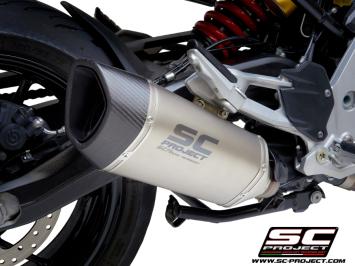 SC-Project SC1-R Titanium Slip-On Einddemper Euro5 Gekeurd BMW F 900 XR 2020 - 2024