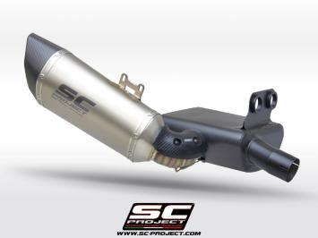 SC-Project SC1-R Titanium Slip-On Einddemper Euro5 Gekeurd BMW F 900 XR 2020 - 2024
