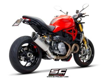 SC-Project SC1-R Titanium Slip-On Einddemper Euro4 Gekeurd DUCATI MONSTER 1200 R 2016
