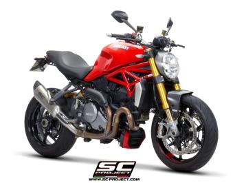 SC-Project SC1-R Titanium Slip-On Einddemper Euro4 Gekeurd DUCATI MONSTER 1200 / S / R 2017 - 2021