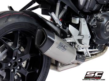 SC-Project SC1-R Titanium Slip-On Einddemper Euro4 Gekeurd HONDA CB 1000 R 2018 - 2020