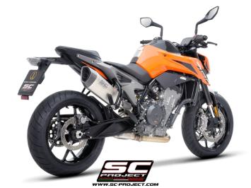 SC-Project SC1-R Titanium Slip-On Einddemper Euro5 Gekeurd KTM 790 DUKE 2023 - 2024