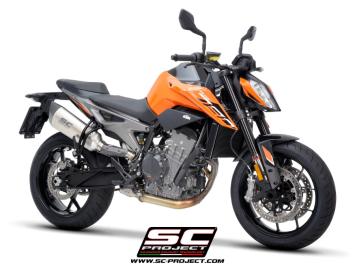 SC-Project SC1-R Titanium Slip-On Einddemper Euro5 Gekeurd KTM 790 DUKE 2023 - 2024