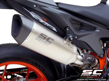 SC-Project SC1-R Titanium Slip-On Einddemper Euro4 Gekeurd KTM 890 DUKE 2020