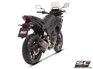SC-Project SC1-S Carbon Slip-On Einddemper Euro5+ Gekeurd HONDA NX 500 2024 - 2025