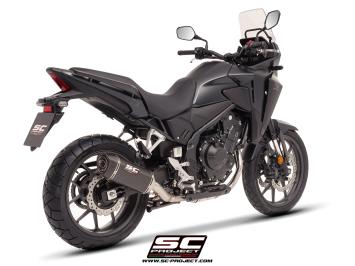 SC-Project SC1-S Carbon Slip-On Einddemper Euro5+ Gekeurd HONDA NX 500 2024 - 2025