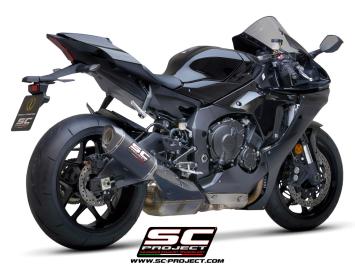 SC-Project SC1-S Carbon Slip-On Einddemper Euro4 Gekeurd YAMAHA YZF R1 / R1M 2017 - 2019