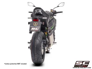 SC-Project SC1-S Titanium Slip-On Einddemper (Without Carbon Heat Protection) Euro4 Gekeurd KAWASAKI Z 900 2020