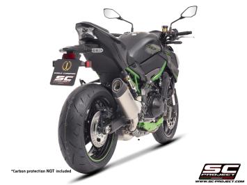 SC-Project SC1-S Titanium Slip-On Einddemper (Without Carbon Heat Protection) Euro4 Gekeurd KAWASAKI Z 900 2020