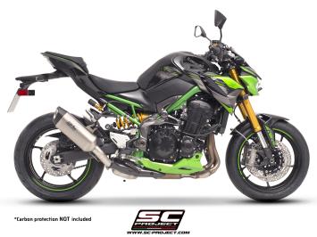 SC-Project SC1-S Titanium Slip-On Einddemper (Without Carbon Heat Protection) Euro4 Gekeurd KAWASAKI Z 900 2020
