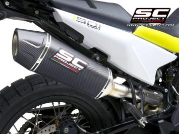 SC-Project X-Plorer II Carbon Slip-On Einddemper Euro5 Gekeurd HUSQVARNA NORDEN 901 2022 - 2023