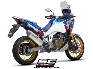 SC-Project X-Plorer II Titanium Slip-On Einddemper Euro5 Gekeurd HONDA CRF 1100 L AFRICA TWIN / ADVENTURE 2020 - 2023