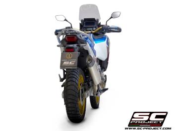SC-Project X-Plorer II Titanium Slip-On Einddemper Euro5 Gekeurd HONDA CRF 1100 L AFRICA TWIN / ADVENTURE 2020 - 2023