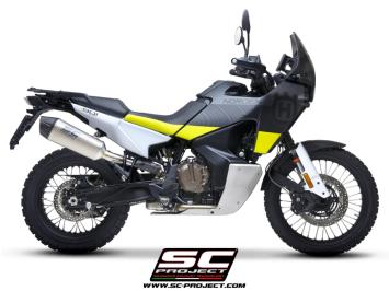 SC-Project X-Plorer II Titanium Slip-On Einddemper Euro5 Gekeurd HUSQVARNA NORDEN 901 2022 - 2023
