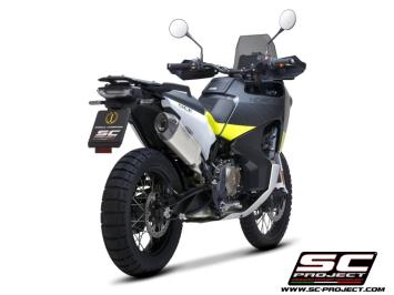 SC-Project X-Plorer II Titanium Slip-On Einddemper Euro5 Gekeurd HUSQVARNA NORDEN 901 2022 - 2023