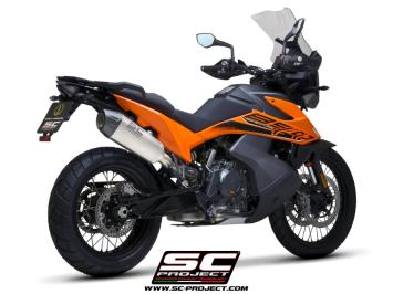 SC-Project X-Plorer II Titanium Slip-On Einddemper Euro5 Gekeurd KTM 890 ADVENTURE / A2 2021 - 2024